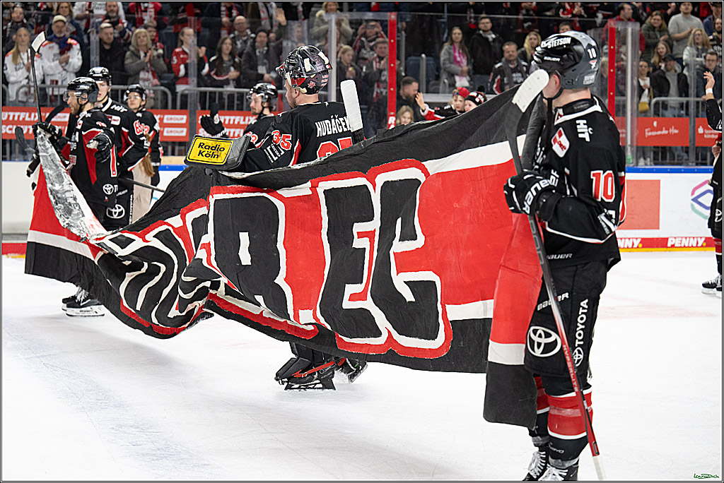 PENNY DEL; Koelner Haie-Duesseldorfer EG ; Koeln, 16.02.2025
